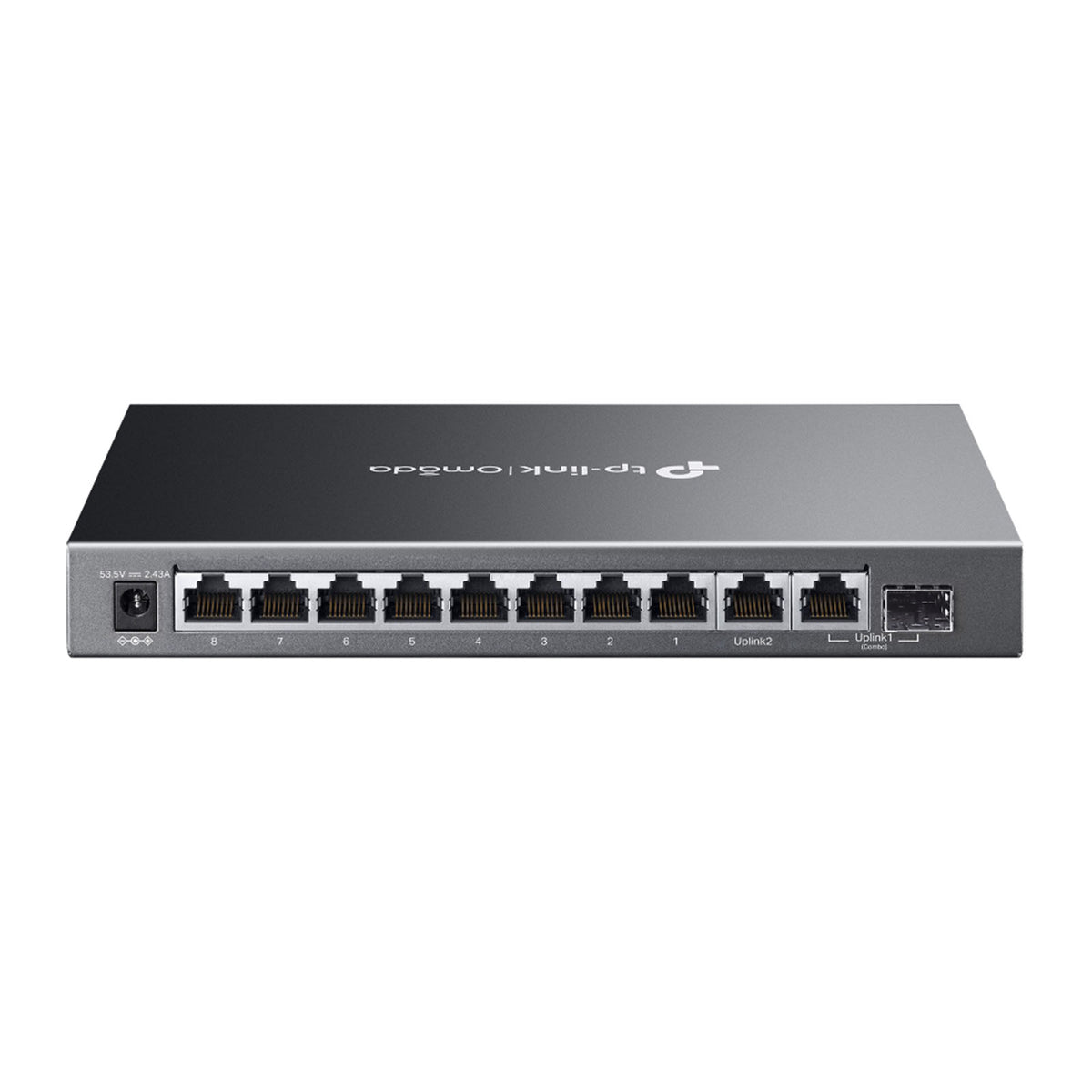 ES210GMP - Switch Layer 2 Smart Managed PoE+ con 8 Porte Gigabit, 2 Slot SFP e Gestione Cloud SDN - Omada