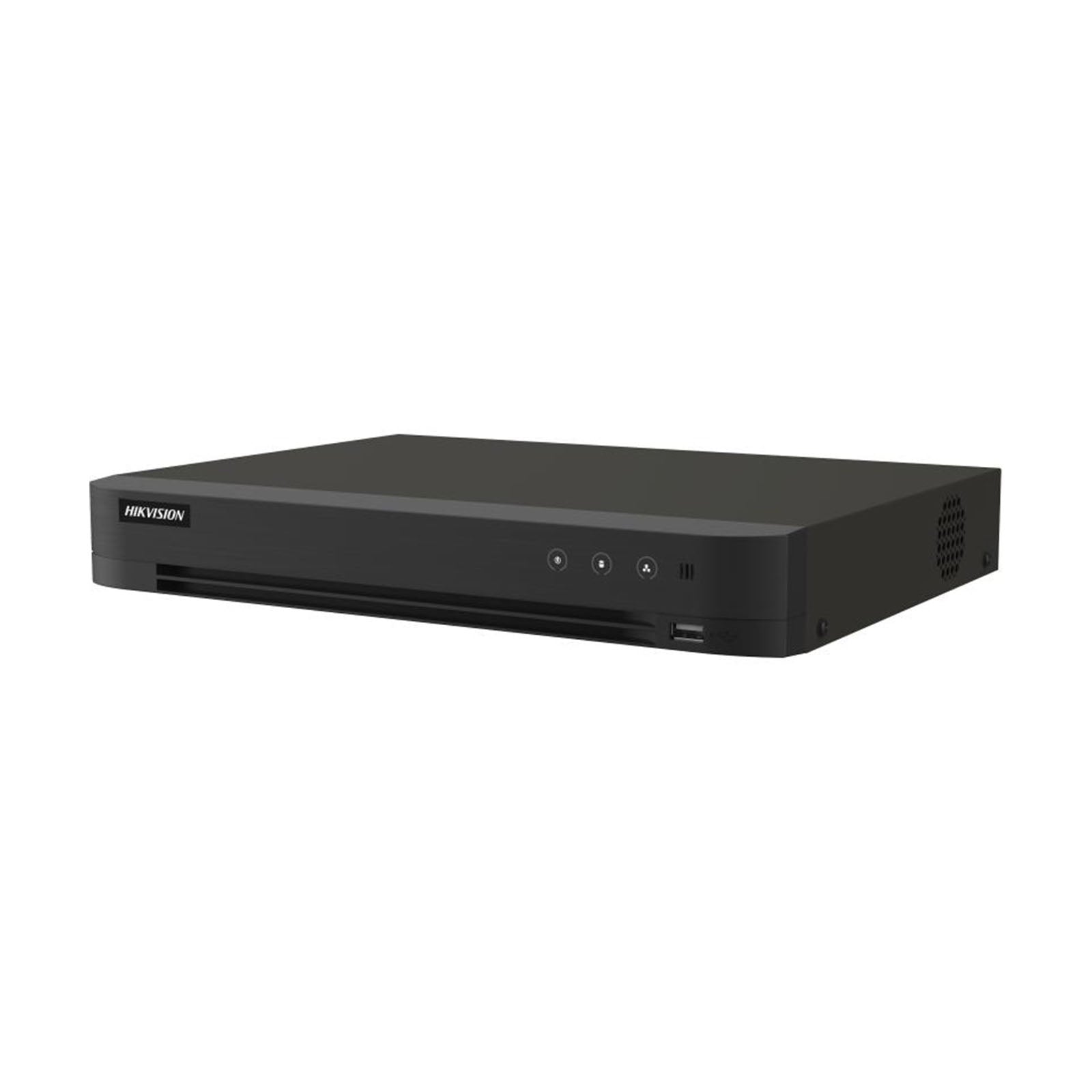 IDS-7216HQHI-M1/XT - DVR AcuSense 16 Canali + 24 IP fino a 6MP con Deep Learning, Riconoscimento Facciale e H.265 Pro+