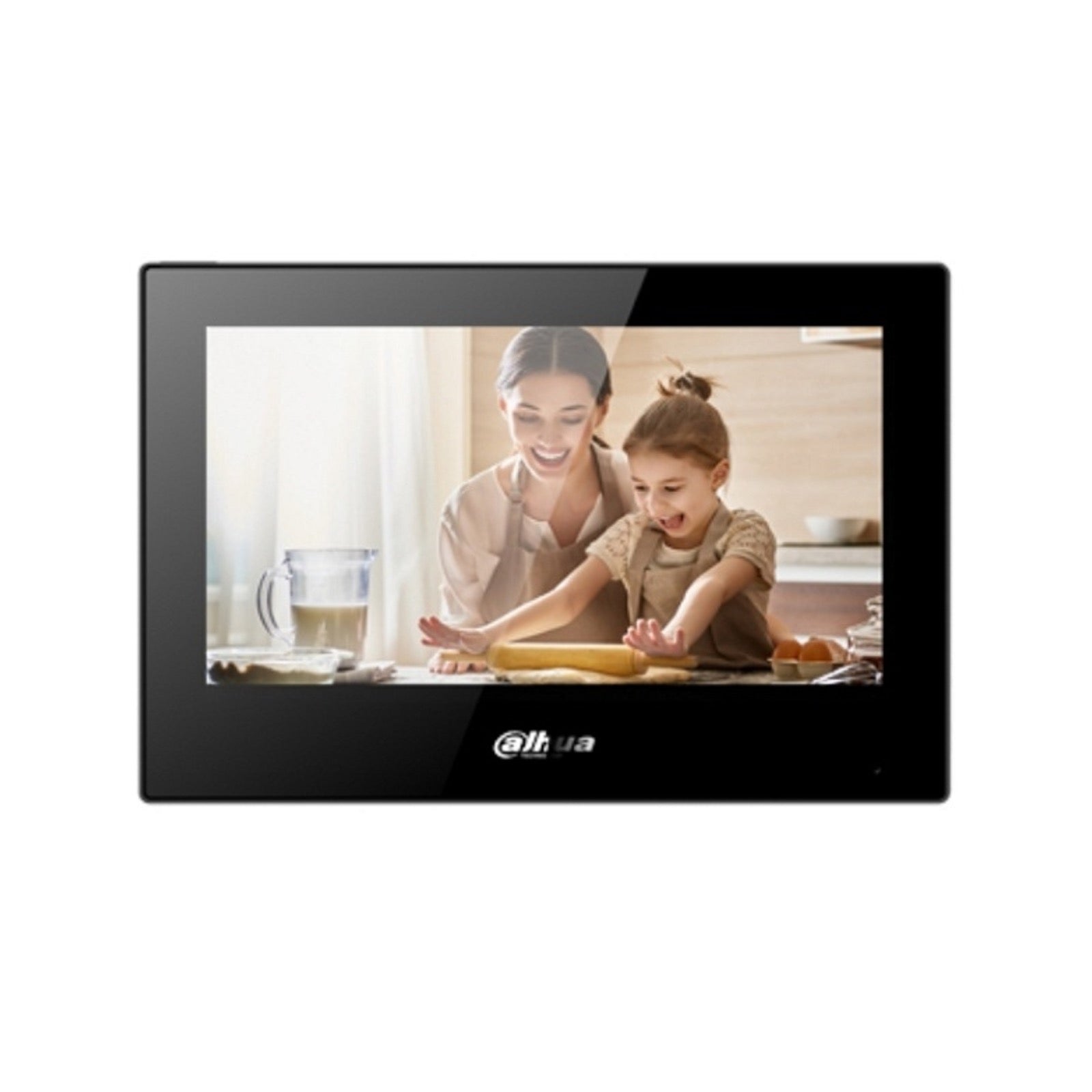 VTH5321GB-W - Monitor Touch 7" da Interni con Wi-Fi, PoE, Android 8.1, Audio Bidirezionale e Slot MicroSD - Dahua
