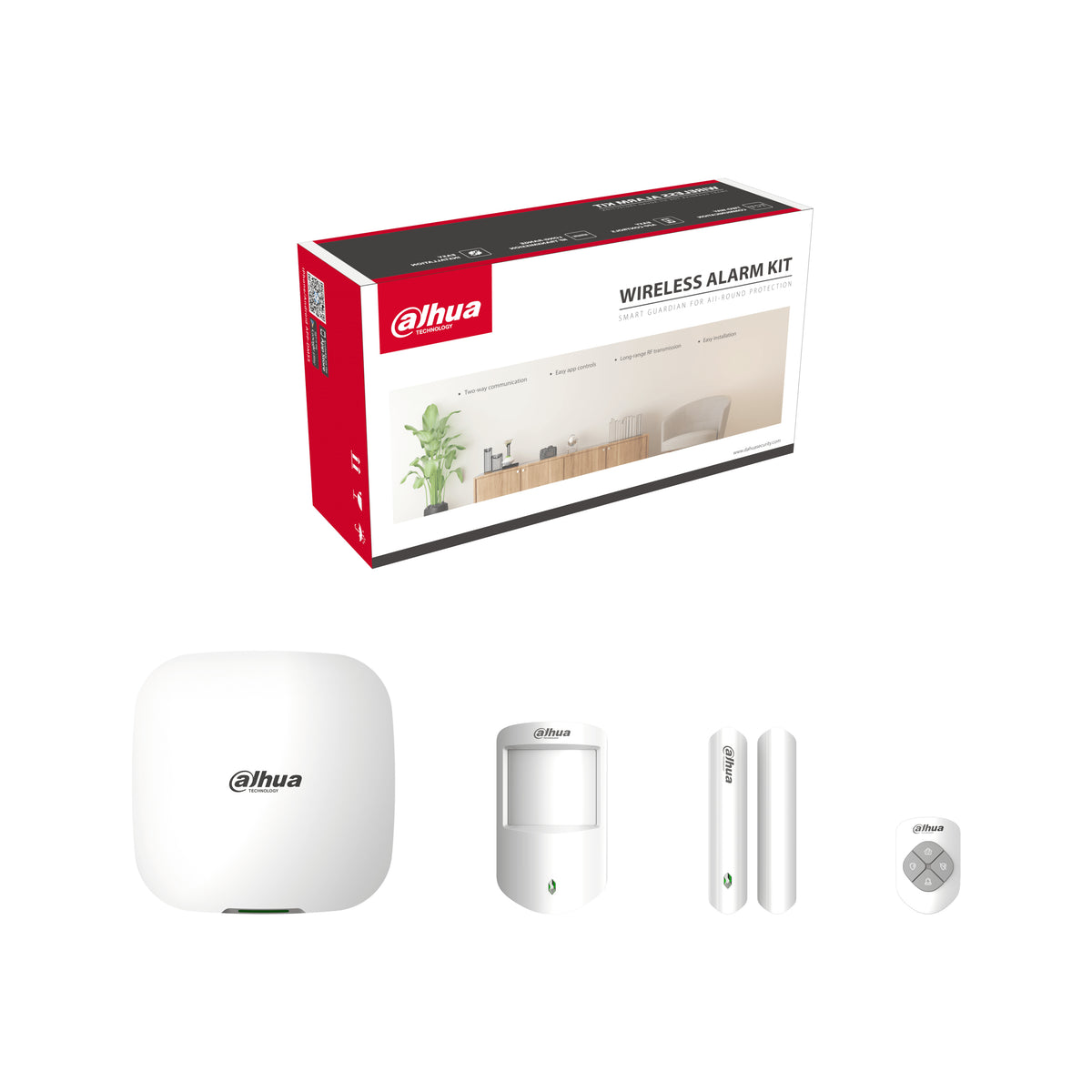 Dahua Technology ART-ARC3000H-03-GW2-868 sistema di allarme di sicurezza Wi-Fi Bianco