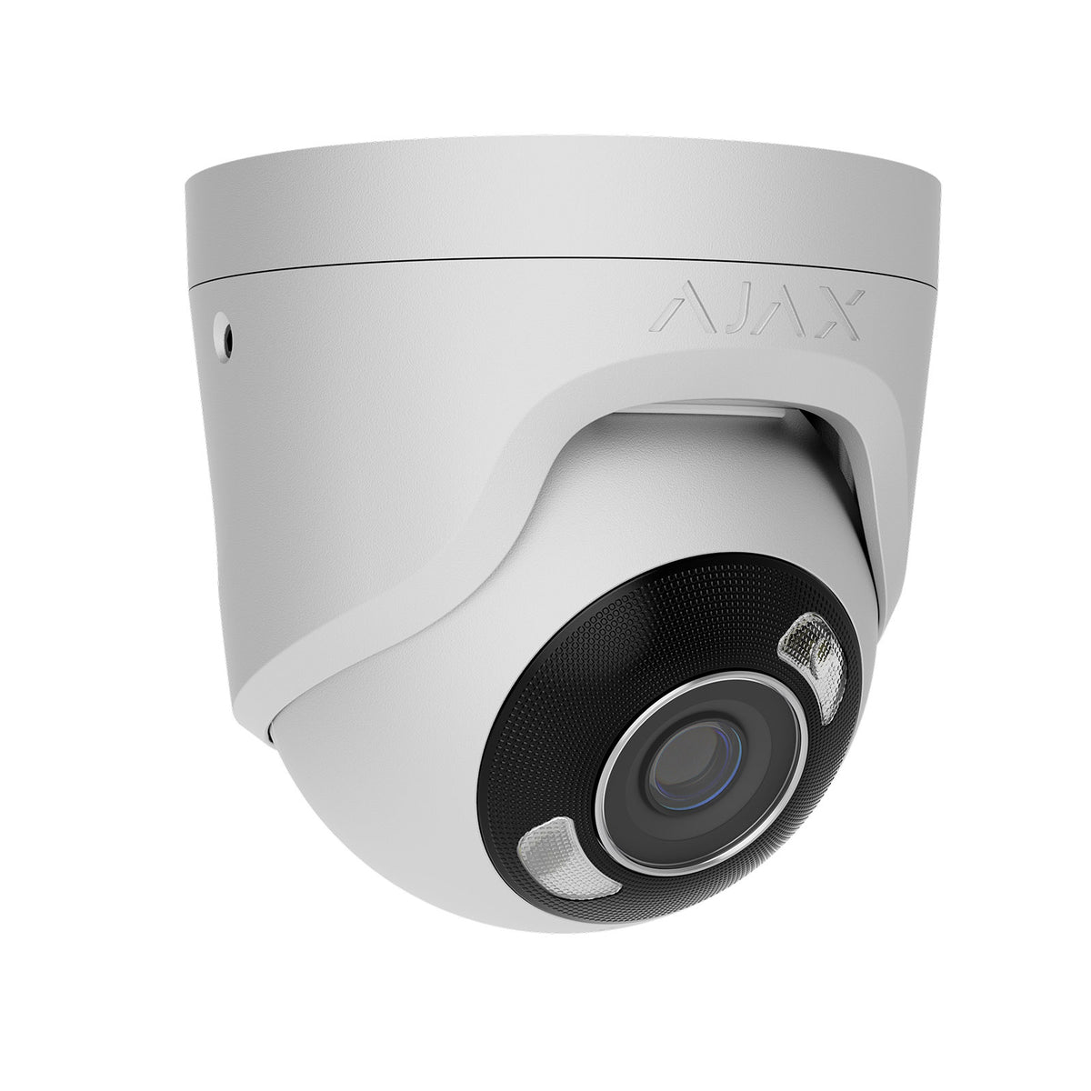126261.197.WH1 - Telecamera IP AI Ajax TurretCam HL 5MP 2.8mm Bianco – Videosorveglianza Intelligente con TrueWDR e Illuminazione Ibrida