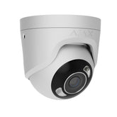 126263.197.WH1 - Telecamera IP AI Ajax TurretCam HL 5MP 4mm Bianco – Videosorveglianza Professionale con TrueWDR e Rilevamento Intelligente