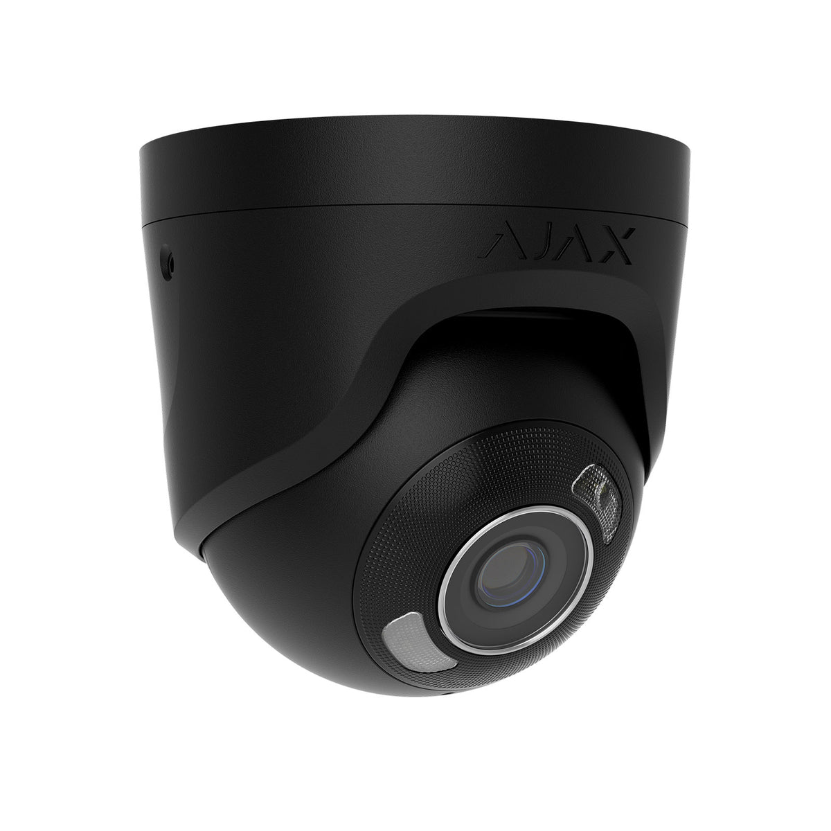 126264.197.BL1 - Telecamera IP AI Ajax TurretCam HL 8MP 2.8mm Nero – Videosorveglianza 4K Intelligente con TrueWDR e Rilevamento Smart