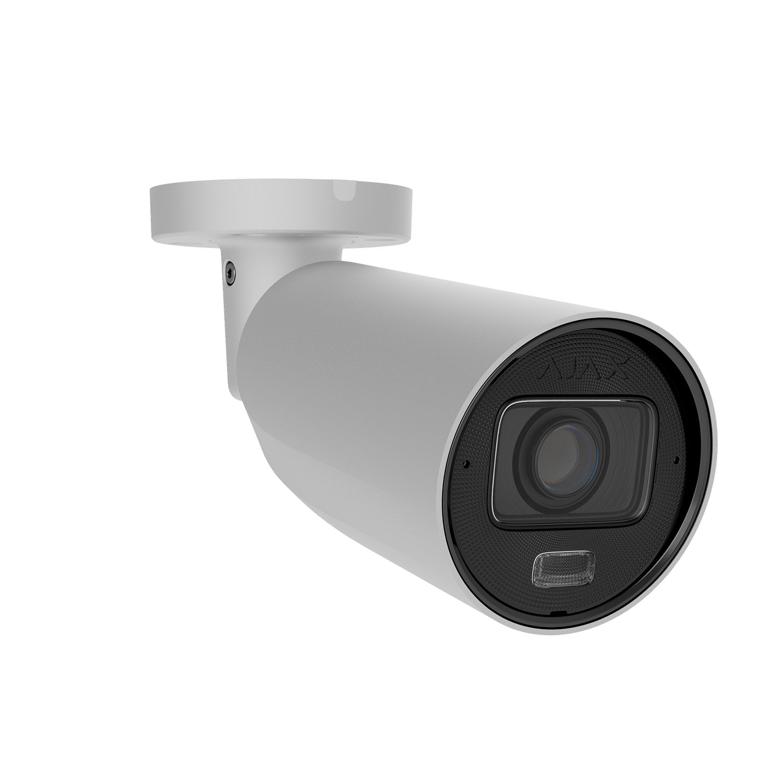 126277.217.WH1 - Ajax BulletCam HLVF 5MP Bianca Telecamera IP PoE 3K AI Varifocale 2.8-12mm IR 60m True WDR Audio Bidirezionale