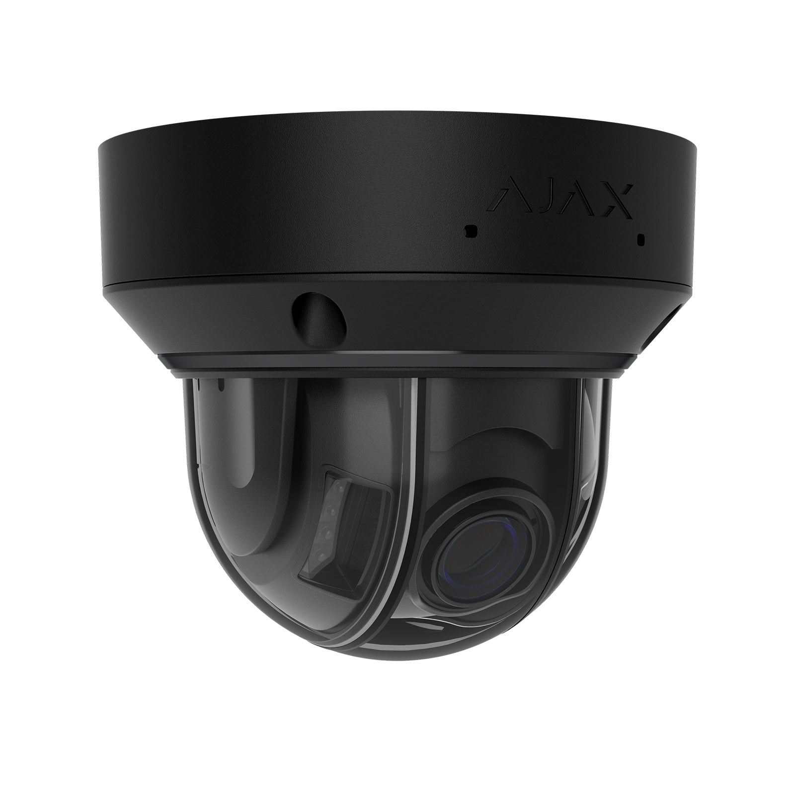126286.214.BL1 - Ajax DomeCam HLVF 8MP Nera Telecamera IP PoE AI Varifocale 2.8-12mm IR 40m True WDR ONVIF JetSparrow