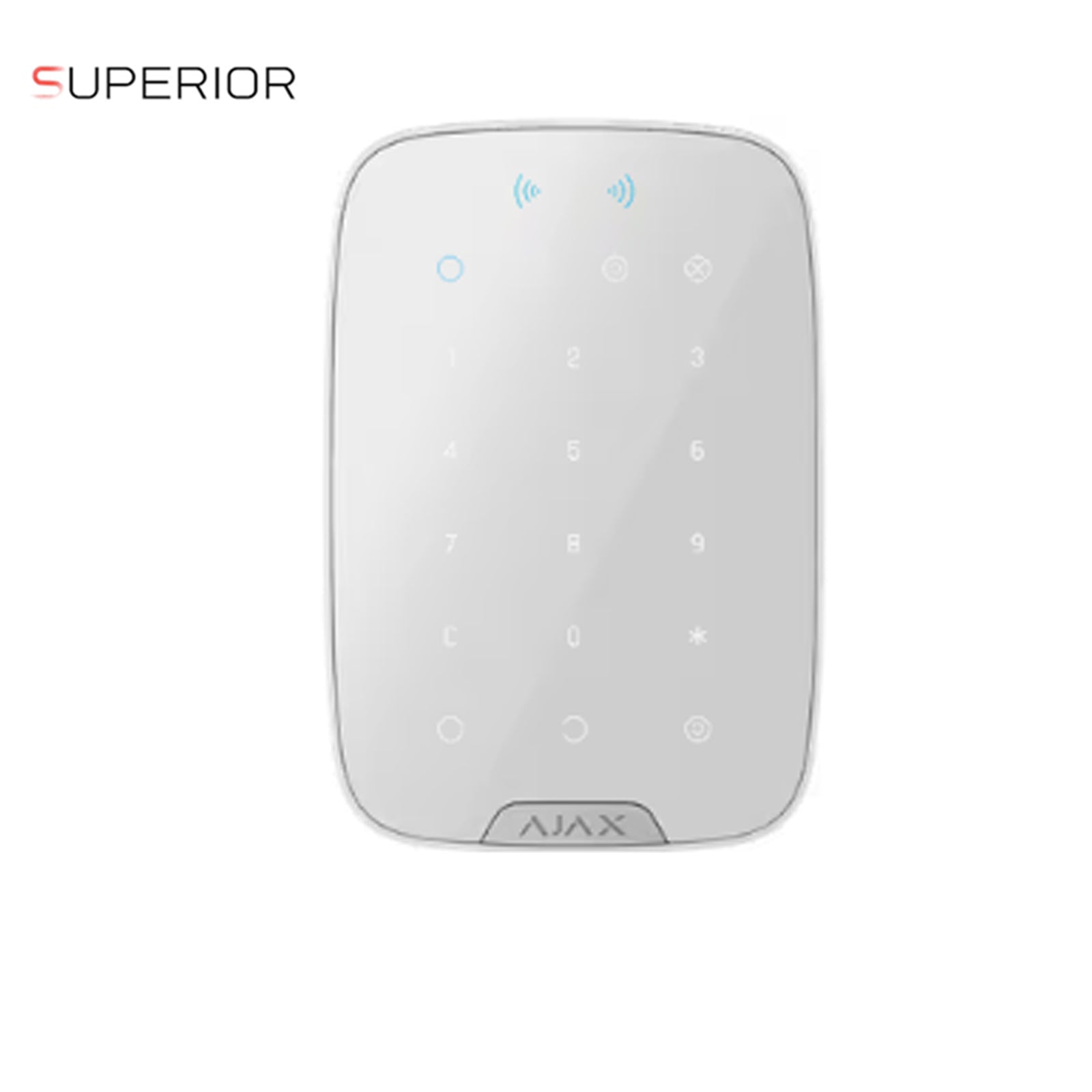 133210.83.WH1 - Tastiera Wireless Ajax Superior KeyPad Plus Jeweller Bianco RFID DESFire Controllo Accessi Antifurto