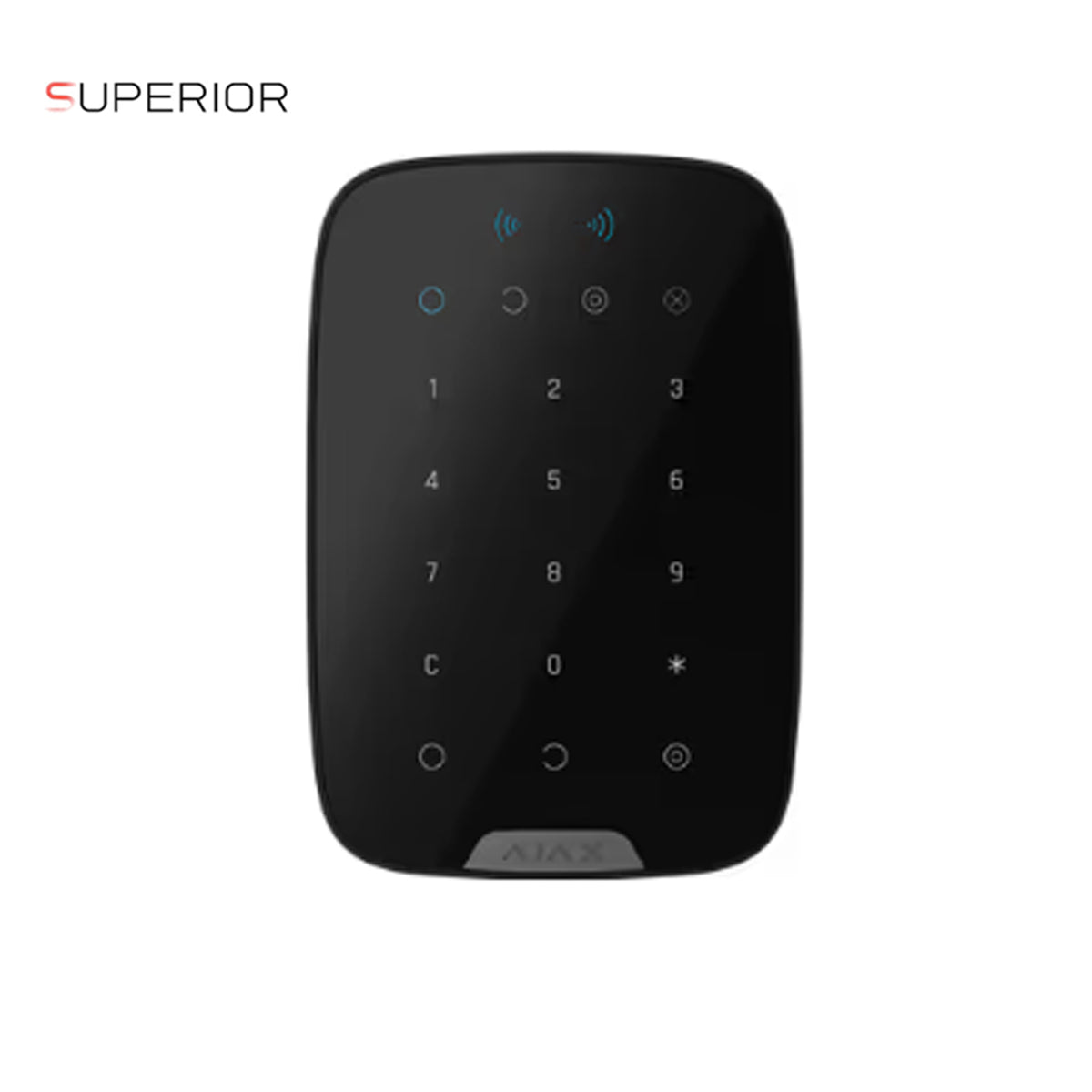 133211.83.BL1 - Tastiera Wireless Ajax Superior KeyPad Plus Jeweller Nero RFID DESFire Controllo Accessi Antifurto