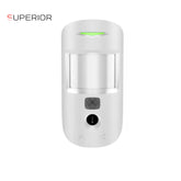133214.120.WH1 - Ajax Superior MotionCam (PhOD) Jeweller Bianco Rilevatore Movimento PIR Wireless con Foto On Demand e Verifica Visiva