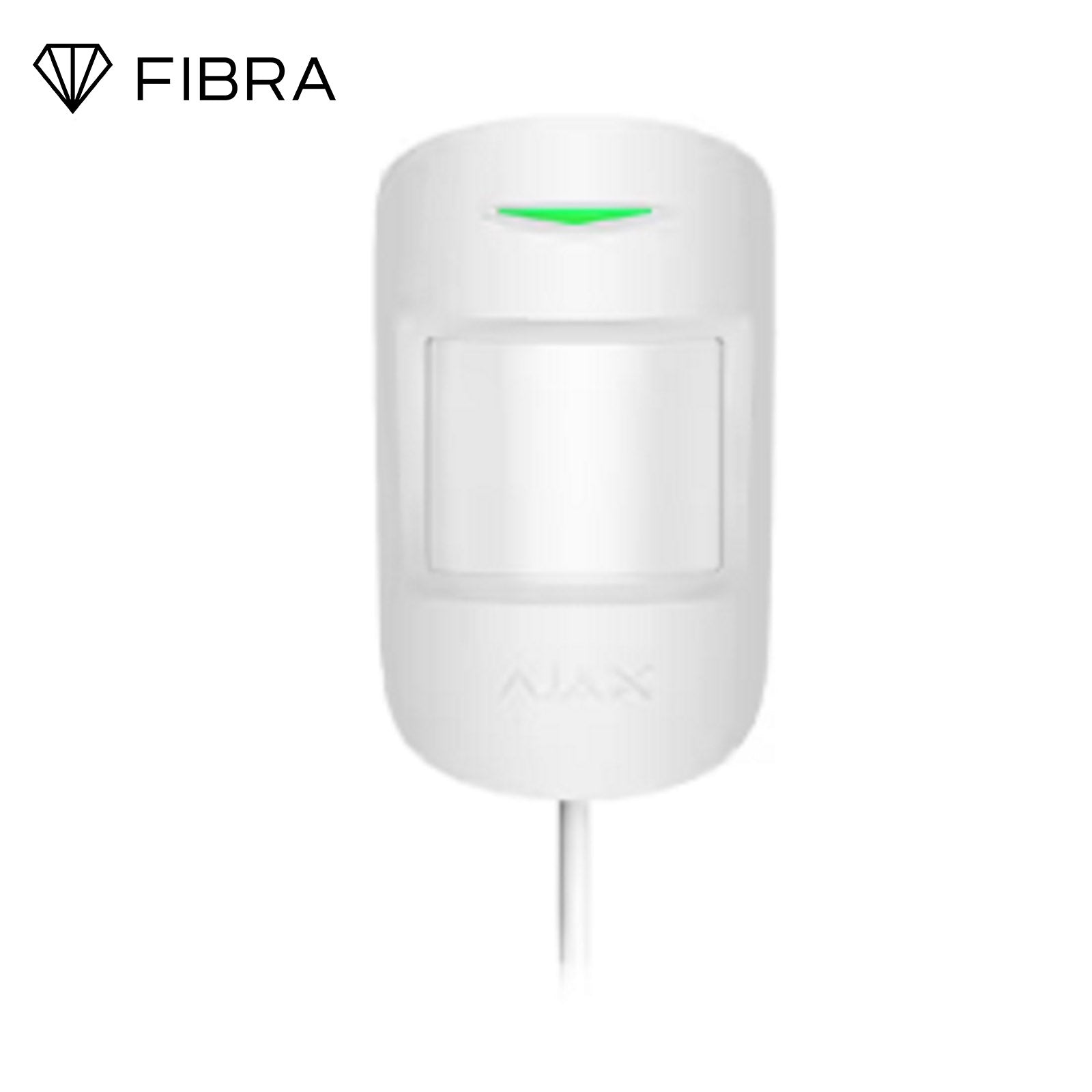 143618.09.WH1 - Ajax MotionProtect Fibra | Rilevatore PIR Cablato da Interno 12m Pet Immune Grado 2