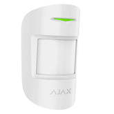 38198.02.WH1 - Sensor infrarrojo pasivo (PIR)/sensor de microondas inalámbrico de pared Ajax MotionProtect Plus blanco
