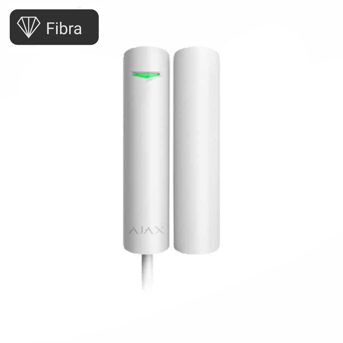 44393.03.WH1 - Ajax DoorProtect Fibra | Rilevatore Cablato Apertura Porte e Finestre Magnetico Grado 2