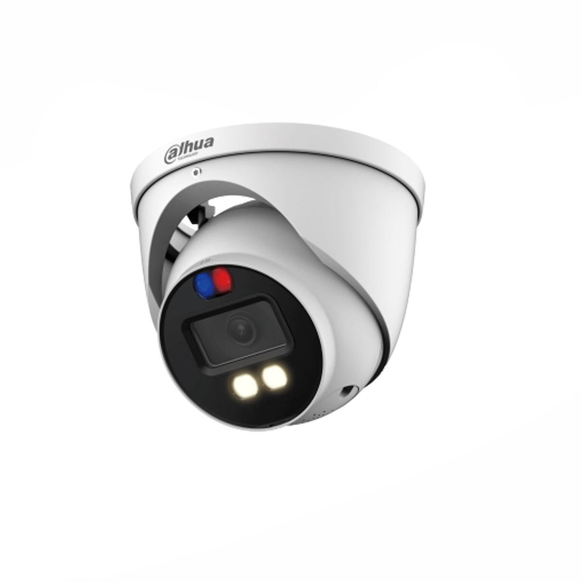 HAC-ME1809H-A-PV-S2 4K Eyeball 4in1 CVI TVI AHD 2.8mm Starlight Full Color IR 40m IP67 con Sirena e Flash - Dahua