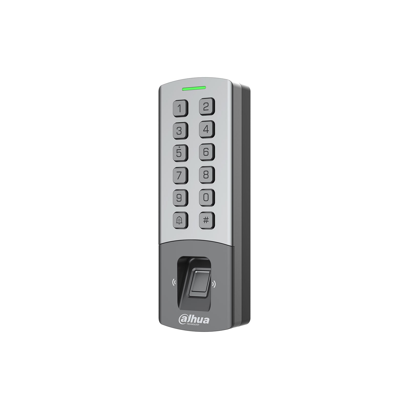 ASI1212M-W - Terminale Controllo Accessi Standalone con RFID, Impronta Digitale, WiFi e IP65 IK08 - Dahua