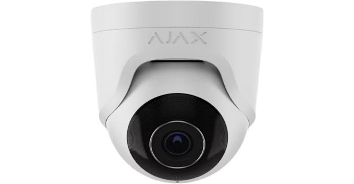 Ajax - 64927.197.WH1 - TurretCam Telecamera 2.8mm 8MP AI IR 35M per videosorveglianza - Baseline - Bianco