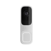 66390.125.WH1 - Campanello Video WiFi 4MP con Intelligenza Artificiale, Rilevamento PIR e Compatibilità Hub Allarme - Ajax