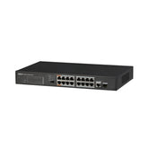 Dahua Technology PFS3117-16ET-135 switch di rete Non gestito L2 Fast Ethernet (10/100) Supporto Power over Ethernet (PoE) Nero