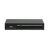 Dahua Technology PoE PFS3009-8ET-65 switch di rete Non gestito L2 Fast Ethernet (10/100) Supporto Power over Ethernet (PoE) Nero