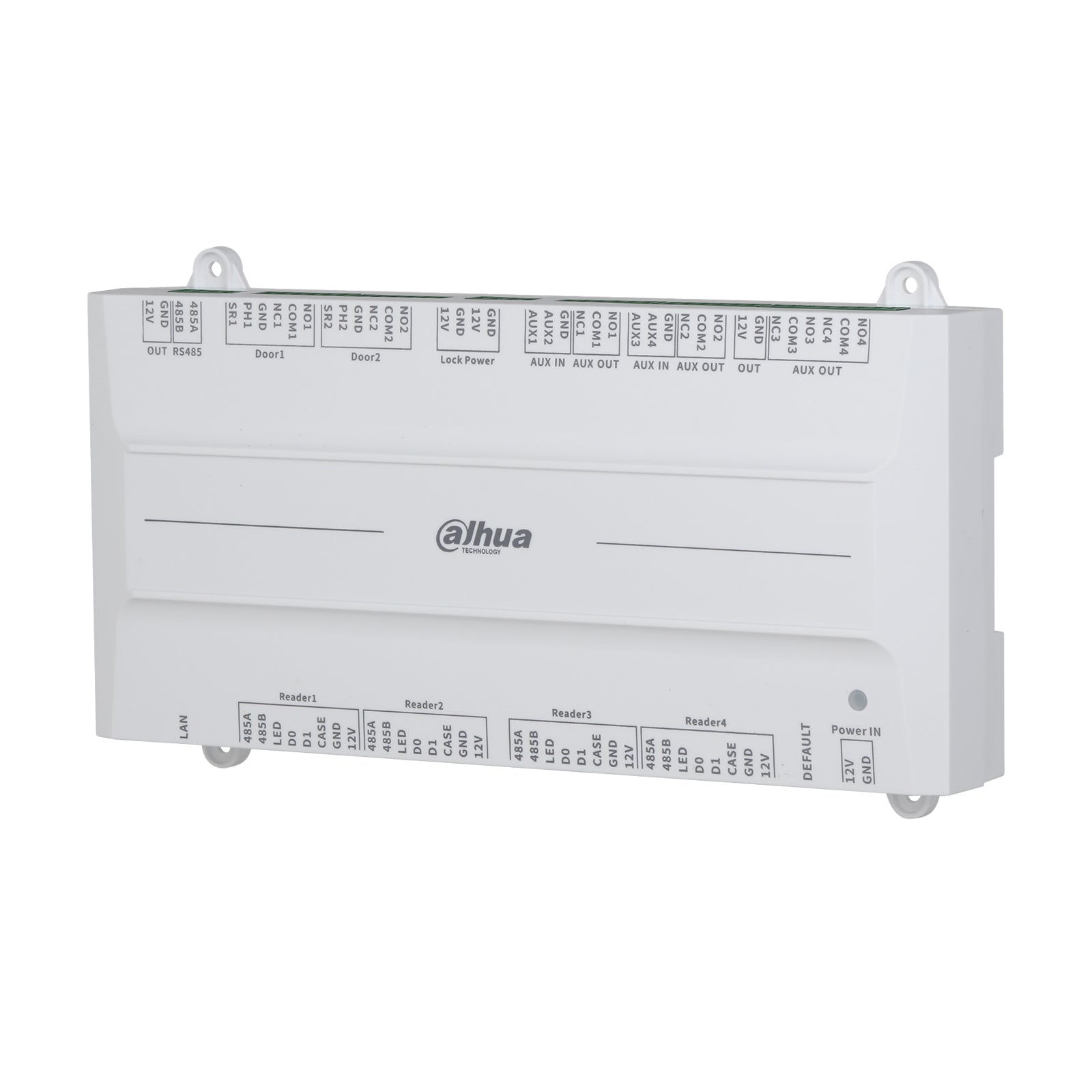 ASC4202B-D Controller Accessi 2 Porte PoE TCP/IP con RFID Impronte QR Code e Gestione 100.000 Utenti - Dahua