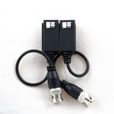 BALUNHQ - Coppia Video Balun Passivi 4K 8MP HDCVI HDTVI AHD 1 Canale fino a 100m Anti-Interferenza TVS