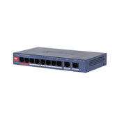 Switch CS4010-8GT-110-V2 Cloud Managed PoE Gigabit 110W con VLAN e Long Distance 250m - Dahua