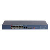 S4220-16GT-190-V2 16-Port Gigabit PoE Cloud Managed Switch with SFP for IP Surveillance - Dahua