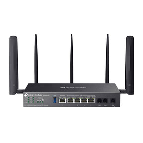 DR3650v-4G - Gateway DSL 4G+ Cat6 con WiFi 6 AX3000 e Supporto VPN per Reti Aziendali Veloci e Sicure - Omada