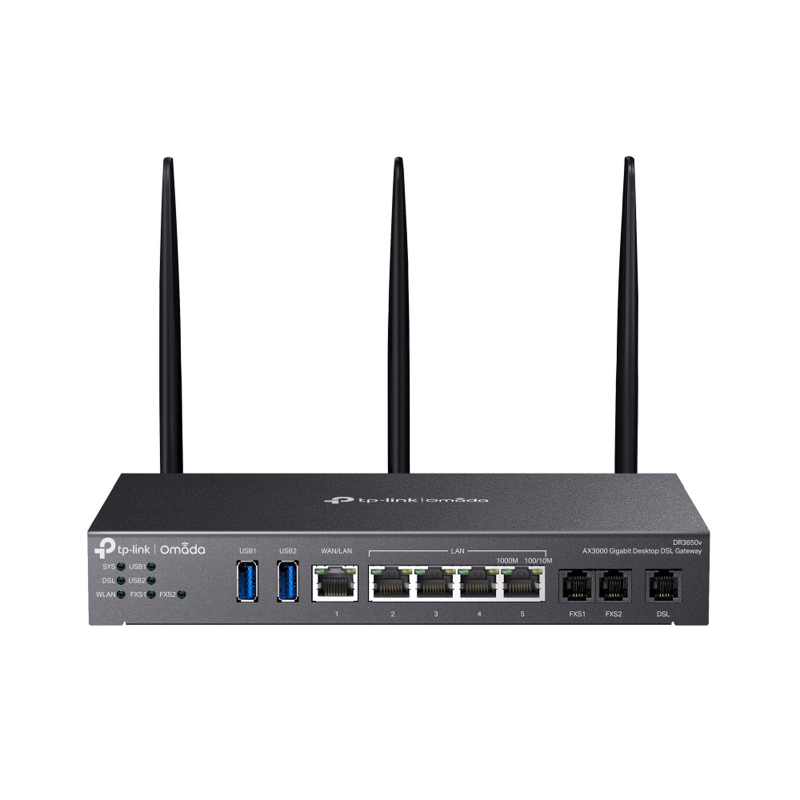 DR3650v - Gateway WiFi 6 AX3000 DSL con Supporto Super VDSL, VPN Avanzate e Gestione Cloud SDN - Omada