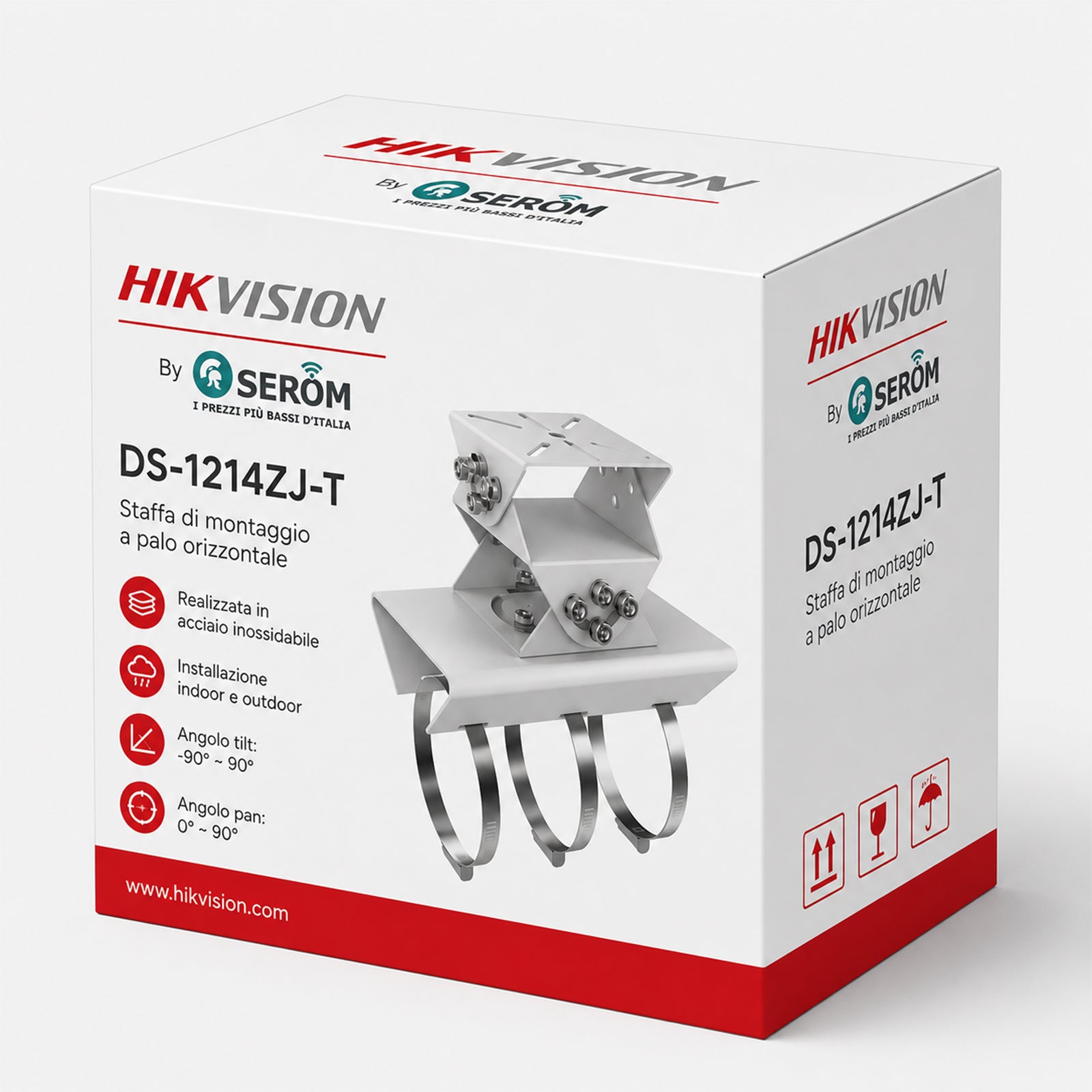 Hikvision Digital Technology DS-1214ZJ-T supports et boîtiers de caméras de sécurité Monte