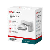 DS-1272ZJ-120 - Staffa a Parete in Alluminio per Telecamere Mini Dome, Carico 4,5 kg - Hikvision