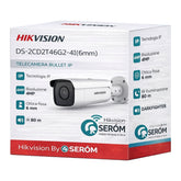 DS-2CD2T46G2-4I 4MP IP PoE Bullet 6mm DarkFighter AcuSense IR 80m WDR 120dB H.265+ IP67 - Hikvision