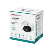 IP-Kamera DS-2CD63C5G1-IVS 12MP Fisheye PoE KI H.265+ IR 15m Mikrofon Lautsprecher IP67 - Hikvision