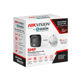 DS-2CE16K0T-LFS 2.8mm Telecamera Mini Bullet 3K 4in1 IR 30m Luce Bianca 20m IP67 Metallo - Hikvision