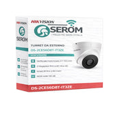 Hikvision DS-2CE56D8T-IT3ZE 2MP Outdoor Turret Camera with Varifocal Lens, 60m Smart IR, PoC, and IP67