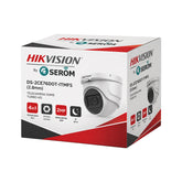 DS-2CE76D0T-ITMFS Telecamera Turret 2MP 4in1 2.8mm, EXIR 30m, WDR 120dB, Smart IR, IP67 - Hikvision