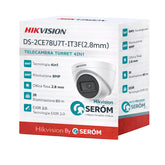 DS-2CE78U7T-IT3F 8MP 4K 4in1 Turret 2.8mm EXIR 60m WDR 130dB IP67 Turbo HD TVI/AHD/CVI/CVBS - Hikvision