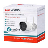 DS-2CV2041G2-IDW Telecamera Bullet WiFi 4MP 4mm IR 30m H.265+ WDR Slot MicroSD 512GB per Videosorveglianza Esterna - Hikvision