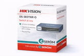 DS-3E0116R-O - Switch di rete - Plug & Play - 16 porte 10/100Mbps - Hikvision