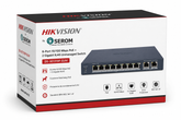 DS-3E1310P-EI/M Switch PoE Smart 8 Porte + 2 Gigabit, Watchdog, Extend 300m, VLAN, Protezione 6kV - Hikvision