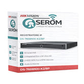 Hikvision DS-7608NXI-K2/8P 8-Channel PoE 12MP 4K Ultra HD NVR with AI, H.265+