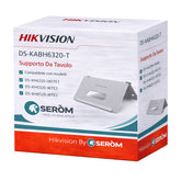 DS-KABH6320-T Supporto da Tavolo per Videocitofono Acciaio SUS430 Compatibile DS-KH6320 DS-KH8520 - Hikvision