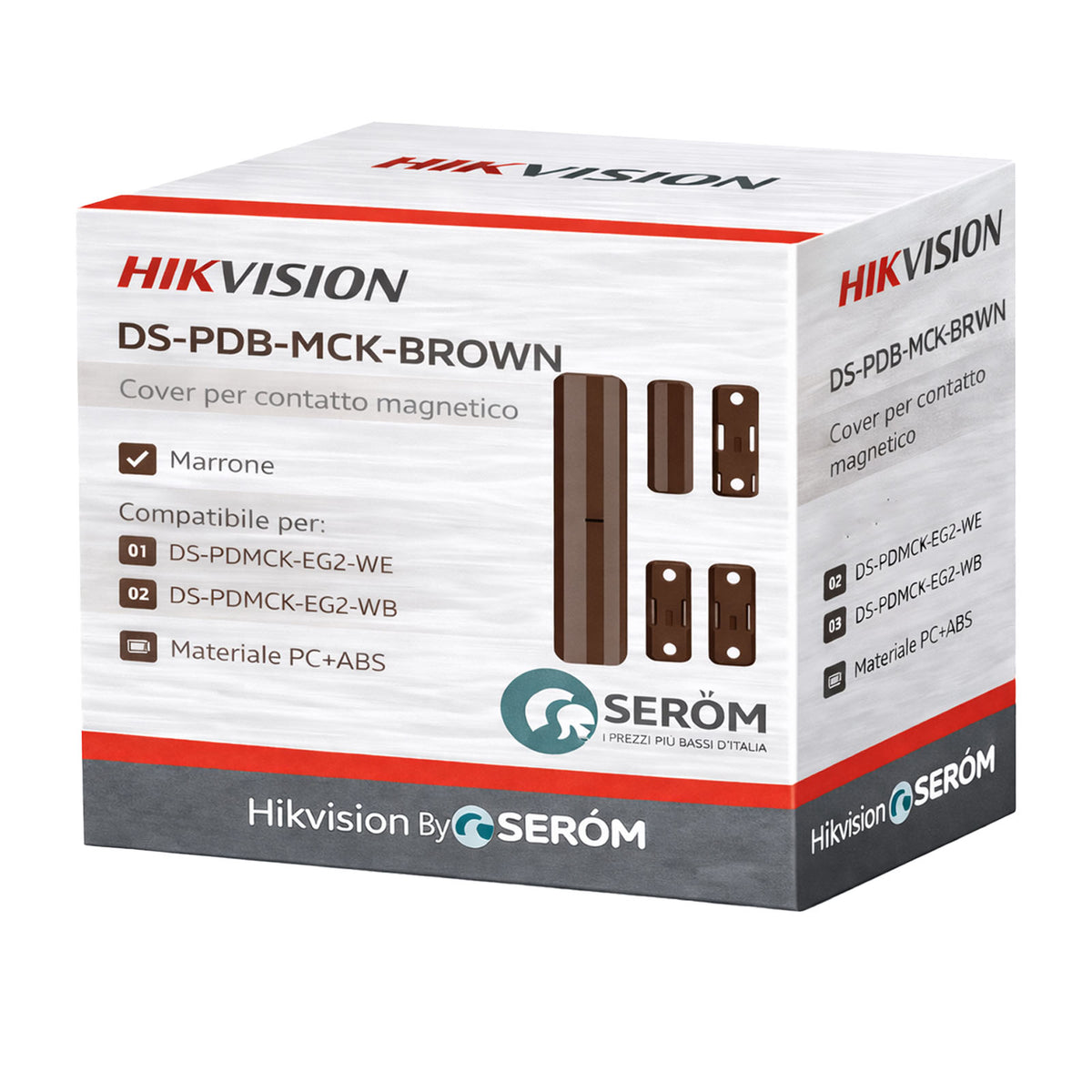 DS-PDB-MCK-Brown - Cover per contatto magnetico d'urto - Marrone - hikvision