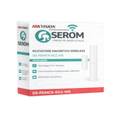 DS-PDMCK-EG2-WE Wireless Magnetic Contact with Shock and Tilt 868 MHz Tri-X - Hikvision