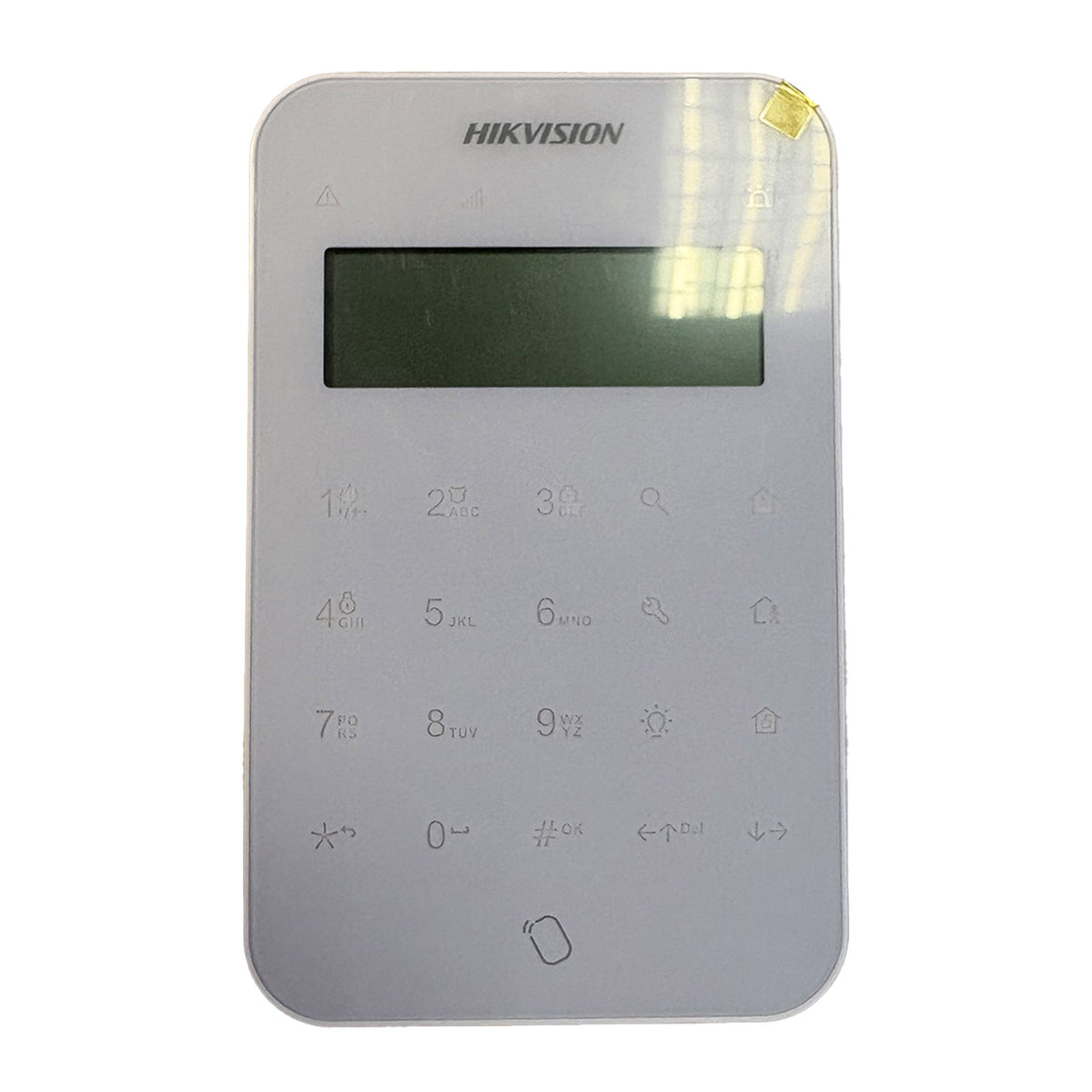 DS-PK1-LT-WE - Tastiera Allarme Touch WiFi Interna 868 MHz con Pulsante Panico e Gestione da App - Hikvision