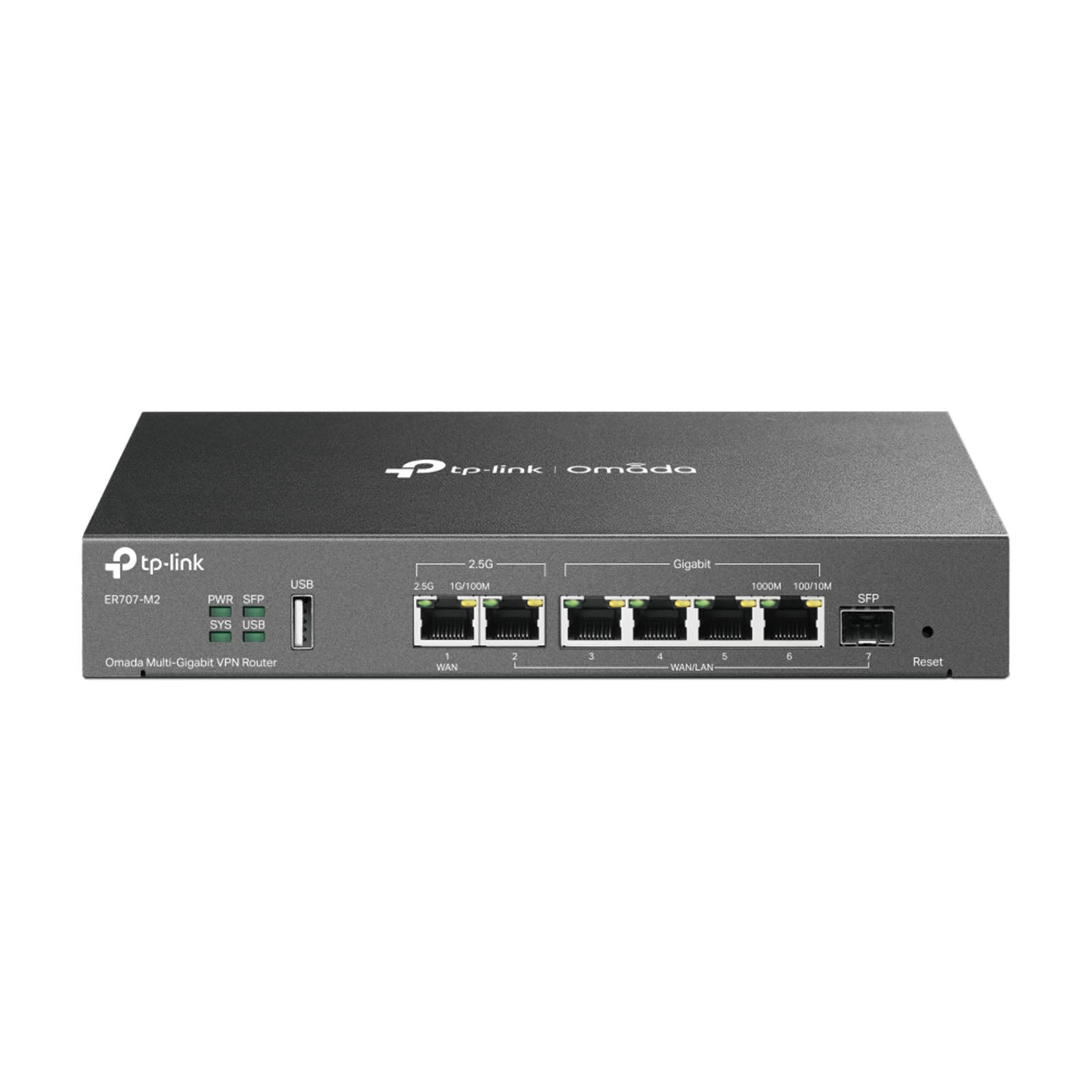 ER707-M2 - Router VPN Multi-Gigabit 2.5G con Gestione Cloud SDN, Load Balancing e Supporto IPSec/OpenVPN/WireGuard - Omada