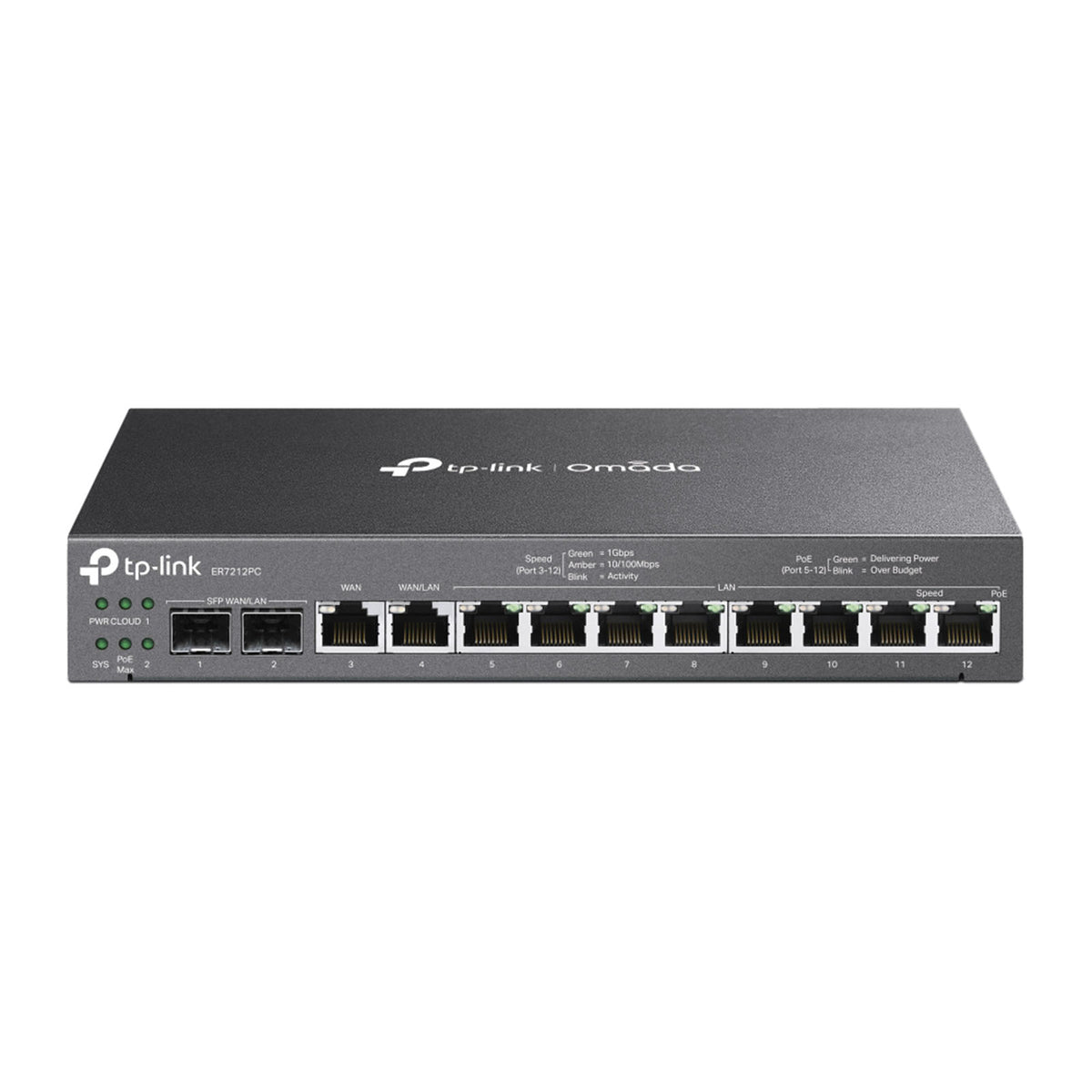 ER7212PC - ChatGPT ha detto:  Router VPN All-in-One con Switch PoE+ Integrato, Gestione Cloud SDN e Supporto IPSec/OpenVPN/L2TP - Omada