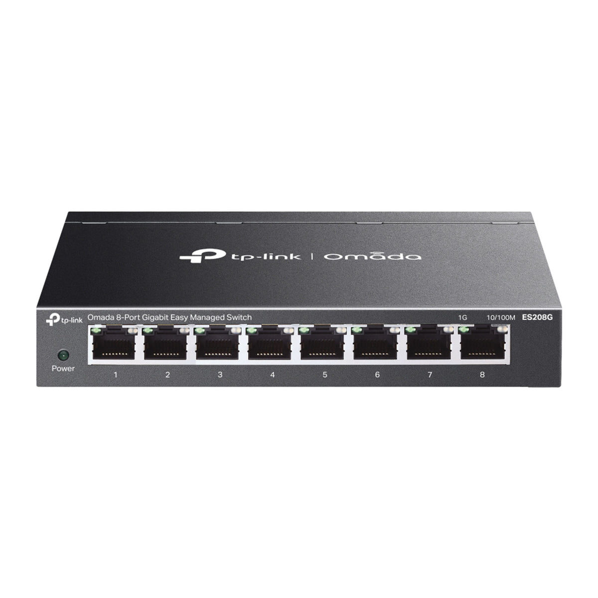 ES208G - Switch Gigabit 8 Porte Easy Managed con Gestione Cloud SDN, VLAN e QoS per Uffici e Videosorveglianza - Omada