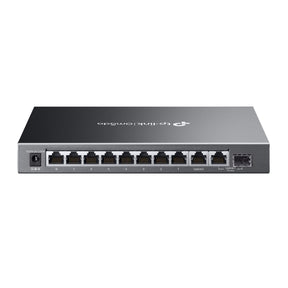 ES210GMP - Switch Layer 2 Smart Managed PoE+ con 8 Porte Gigabit, 2 Slot SFP e Gestione Cloud SDN - Omada