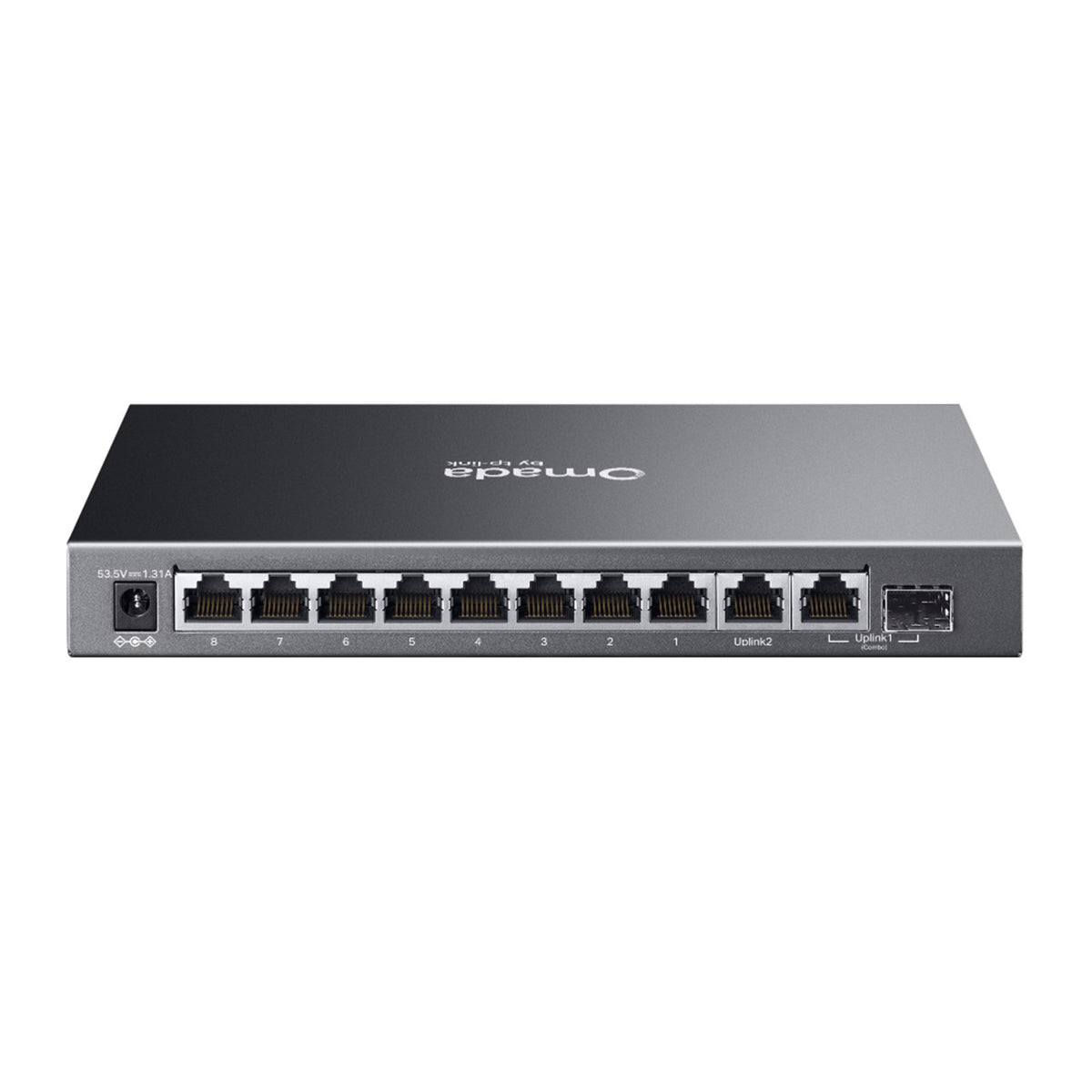 ES210GP Omada Switch Gigabit 10 Porte, 8 PoE+ 63W, Combo SFP/RJ45 e Gestione Cloud Omada SDN