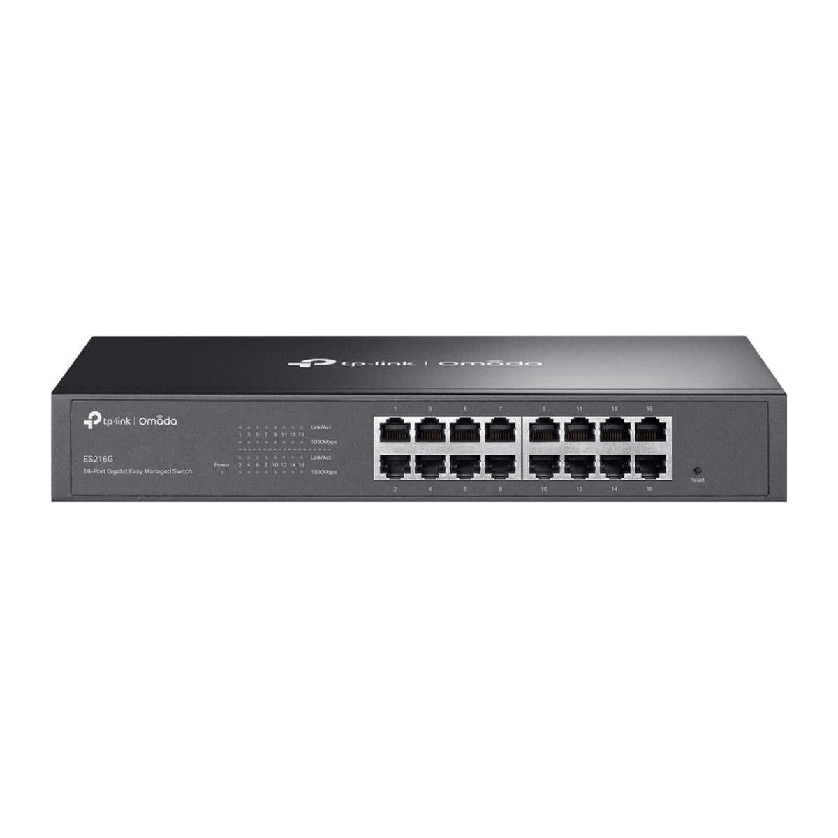ES216G - Switch Gigabit 16 Porte Easy Managed con Gestione Cloud SDN, VLAN e QoS per Reti Aziendali - Omada