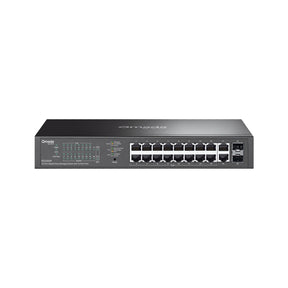 ES220GP Omada Switch Gigabit 20 Porte, 16 PoE+ 150W, 2 SFP, VLAN, QoS e Gestione Cloud Omada SDN